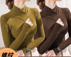 螺紋長袖打底衫